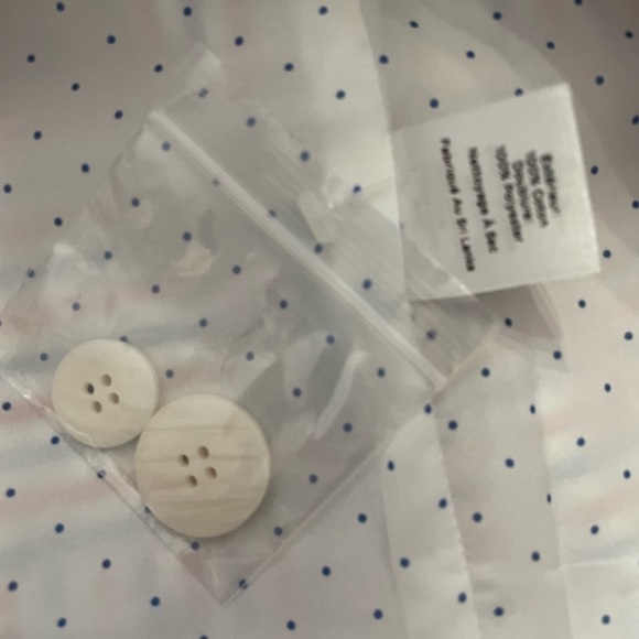 Talbots Seersucker stripe Patchwork Blazer women. Color Rd, white, Blue - Picture 6 of 6